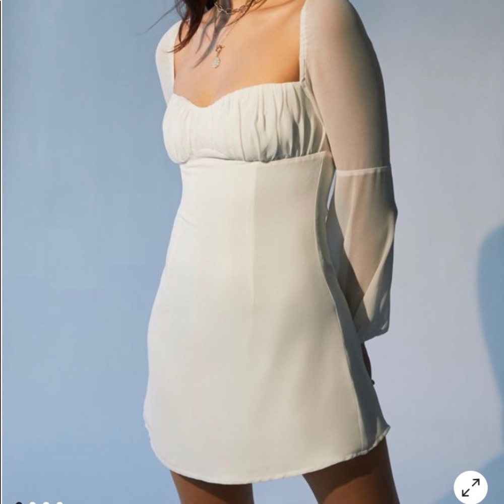 Urban outfitter tiger mist white dress